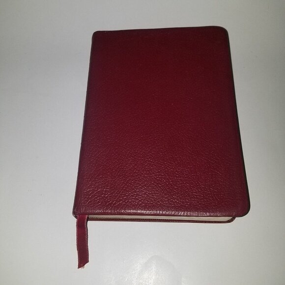 VTG Chain Reference Bible Thompson Red Letter Edition KJV Faux Leather 1964 61st - Picture 1 of 16